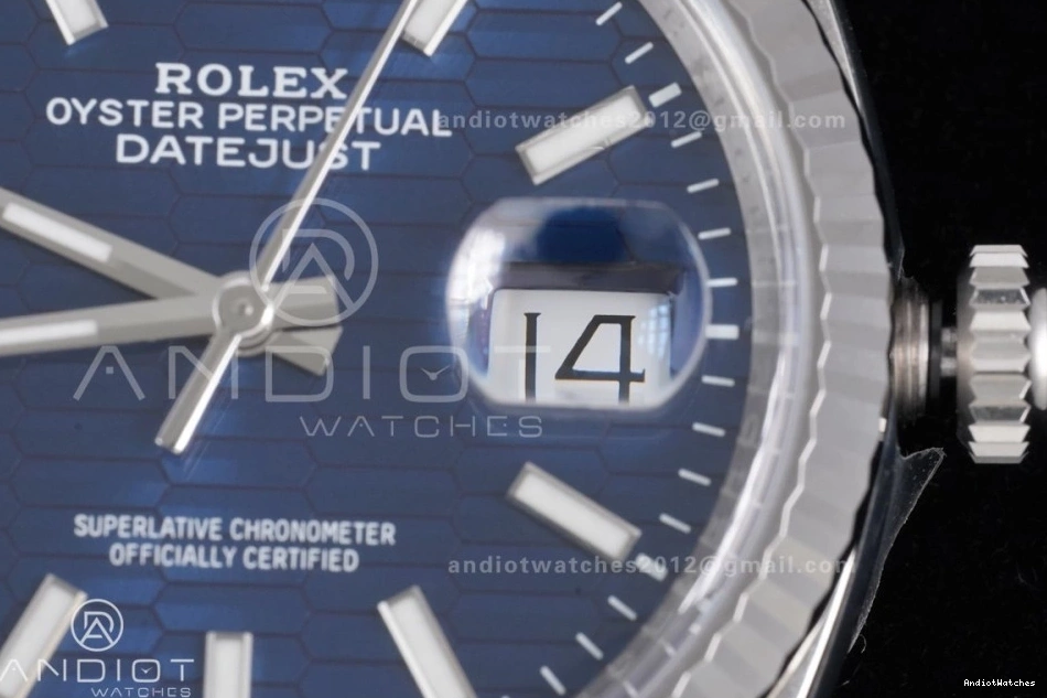 565 126234 Blue SH Clean on Dial Bracelet DateJust 904L Best 36 TechFriendly Texted 1:1 Steel Jubilee Edition 0402